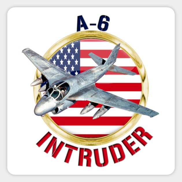 A-6 Intruder USA Sticker by MilMerchant